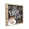 Stupell Industries But First Coffee Typography Chalkboard Latte Beans Canvas Wall Art